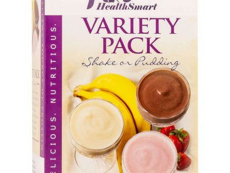 HealthSmart Pudding & Shake - Variety Pack - 7 Box on Sale