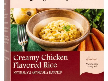 Weight Loss Systems Plant Based Entree - Creamy Chicken Flavored Rice (7 Box) Fashion