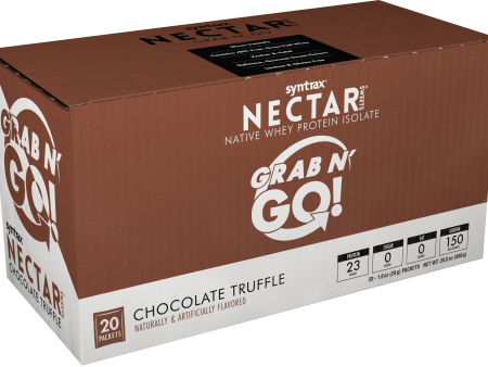 Syntrax - Nectar Protein Powder - Grab N Go - Chocolate Truffle - 20 Individual Servings For Discount