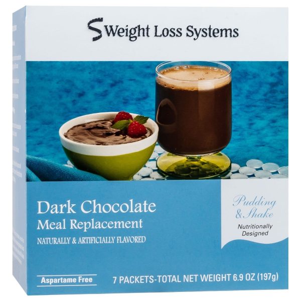 Weight Loss Systems Pudding & Shake - Dark Chocolate - 7 Box on Sale