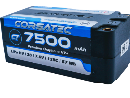 Corsatec Graphene HV+ Lipo 2s Big shorty 7500mah - CORSATEC - CT10021 Online Sale