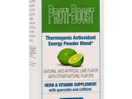 Proti-Boost - Thermogenic - Antioxidant - Energy Drink Mix - Lime - 14 Box Hot on Sale