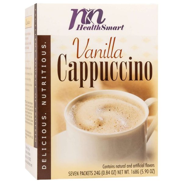 HealthSmart Protein Hot Cappuccino - Vanilla, 7 Servings Box Cheap