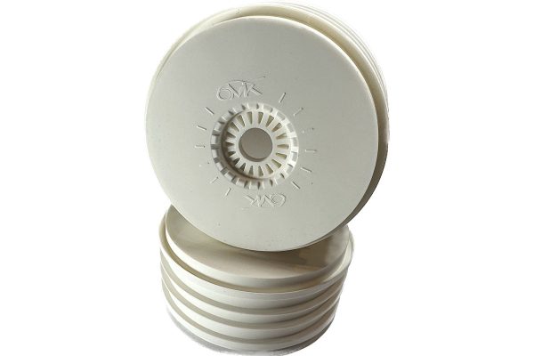 6MIK 1 8th White Wheel Rim (Pair) Cheap