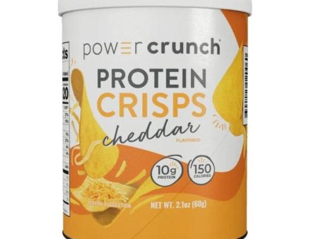 Power Crunch Protein Crisps - Cheddar - 1 Canister on Sale