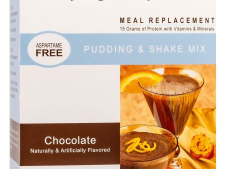 Weight Loss Systems Pudding & Shake - Chocolate - Aspartame Free - 7 Box Hot on Sale