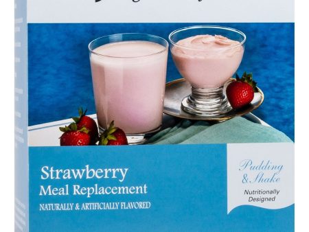 Weight Loss Systems Pudding & Shake - Strawberry - Aspartame Free - 7 Box For Sale