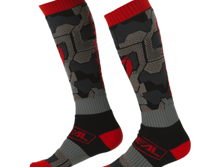 Pro MX Camo Black Red Sock Online