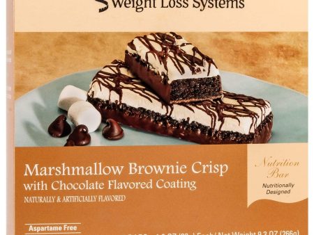 Weight Loss Systems Protein Bars - Marshmallow Brownie Crisp, 7 Bars Box Supply