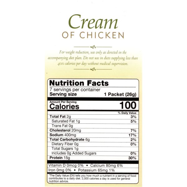 HealthSmart Protein Soup - Cream of Chicken - 7 Box Online Hot Sale