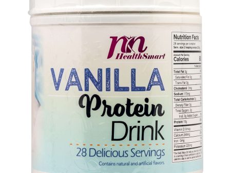 HealthSmart Cold Drink - Instant Vanilla Protein Drink - 28 Serving Canister Cheap