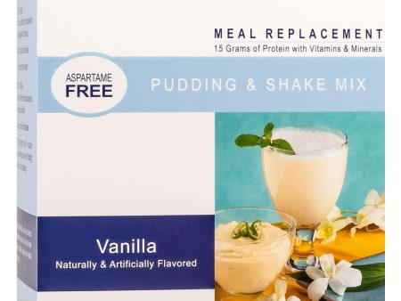 Weight Loss Systems Pudding & Shake - Vanilla - Aspartame Free - 7 Box Cheap