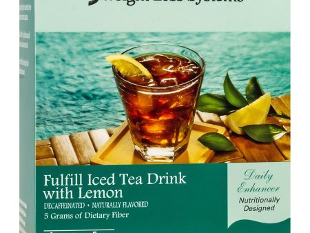 Weight Loss Systems Fiber Drink - Iced Tea with Lemon - 10 Box Discount