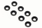 BE6302B 3mm Countersunk Aluminium Anodised Washers Black on Sale