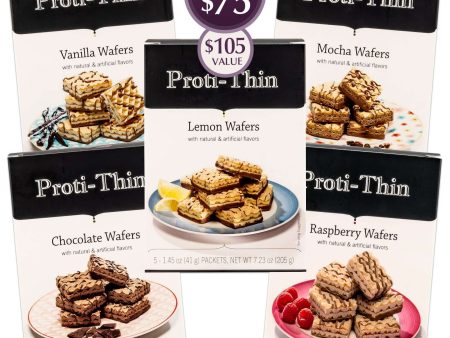 Proti-Thin Protein Wafer Bundle Saver - 25 Servings For Cheap