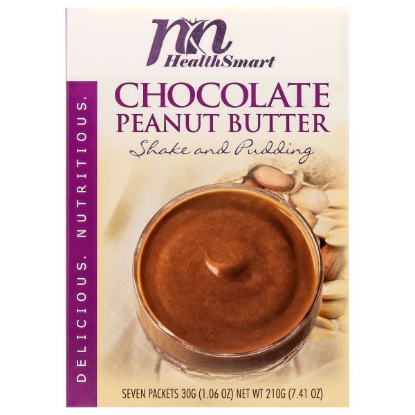 HealthSmart Pudding & Shake - Chocolate Peanut Butter - 7 Box Cheap