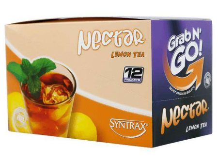 Syntrax - Nectar Protein Powder - Grab N Go - Lemon Tea - 12 Individual Servings For Discount