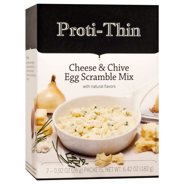 Proti-Thin VLC Egg Scrambles - Cheese & Chive, 7 Box For Sale