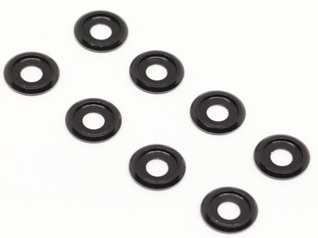 BE6312B 3mm Button Cap Screw Aluminium Anodised Washers Black on Sale