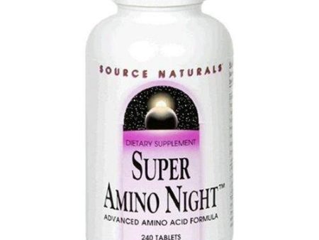 SOURCE NATURALS - Super Amino Night  - 240 Tablets Online Sale