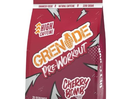 Grenade High Caffeine Zero Sugar Pre-Workout Powder Cherry Bomb 330g Discount