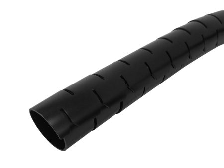 3 4 inch Split Spiral Wrap - Black (15ft) on Sale