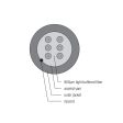 OS2 Singlemode 9 Micron Indoor Outdoor (Corning SMF-28 Ultra) - OFNR Riser Fiber Bulk Cable (per meter) Hot on Sale