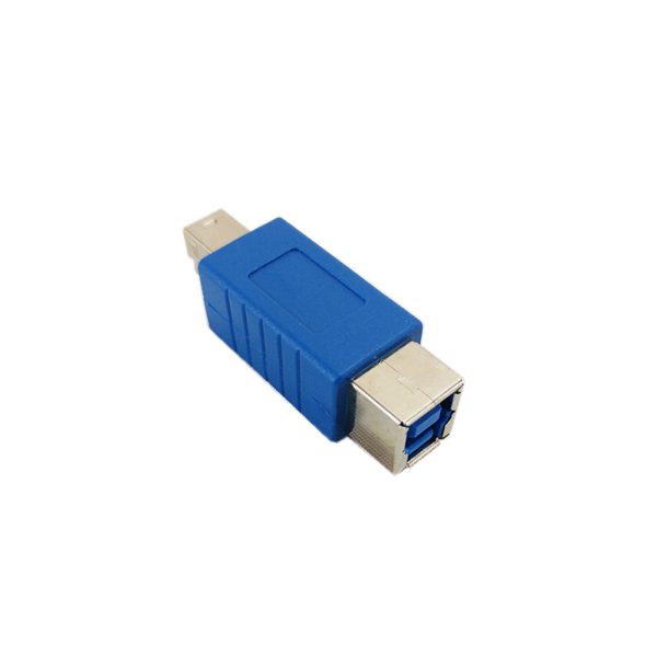 USB 3.0 B Male to B Female Adapter - Blue on Sale