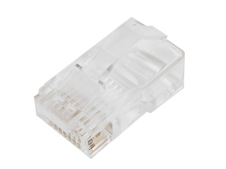 RJ45 Cat5e Plug with Snagless Tab for Stranded Round Cable (8P 8C) - Pack of 50 Cheap