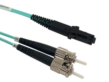 OM3 Multimode Duplex MTRJ ST 50 Micron - Fiber Optic Patch Cable - 2mm Jacket - LSZH OFNR Online