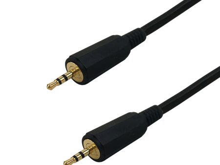 Premium Phantom Cables 2.5mm Stereo Cable Male To Male Cable 24AWG FT4 Supply