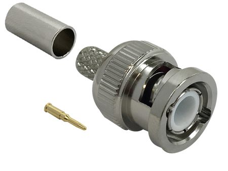 BNC Male Crimp Connector for LMR-240 50 Ohm Online Hot Sale