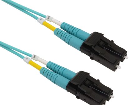 OM3 Multimode Duplex LC LC Short Boot - Fiber Optic Patch Cable - 1.6mm Jacket - OFNP Plenum Online now