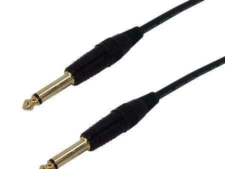 Premium Phantom Cables TS Mono Male to TS Mono Male Instrument Guitar Cable Online Sale