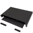 1U LGX Style Sliding Panel (holds 3 cassettes panels) - Black Online Hot Sale