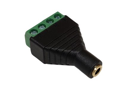 3.5mm 4C Stereo Female Screw Down Connector Cheap