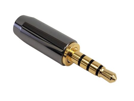 3.5mm 4C Male Solder Connector (5.5mm OD) - Zinc Online now