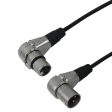 Premium Phantom Cables XLR Microphone Right Angle Male To Right Angle Female Cable FT4 Fashion