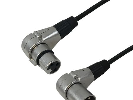 Premium Phantom Cables XLR Microphone Right Angle Male To Right Angle Female Cable FT4 Fashion