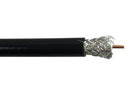 1000ft RG11 14AWG CCS 60% Braid Direct Burial Bulk Cable - Black Discount