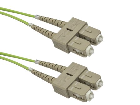 OM5 Multimode Duplex SC SC 50 Micron - Fiber Optic Patch Cable - 2mm Jacket - LSZH OFNR For Discount