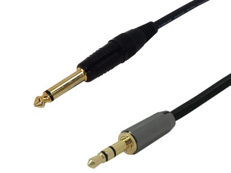 Premium Phantom Cables 1 4 inch TS Male to 3.5mm Stereo Male Audio Cable FT4 Online