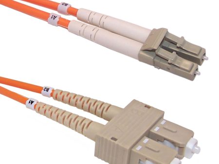 OM2 Multimode Duplex LC SC 50 Micron - Fiber Optic Patch Cable - 3mm Jacket - LSZH OFNR Online Hot Sale