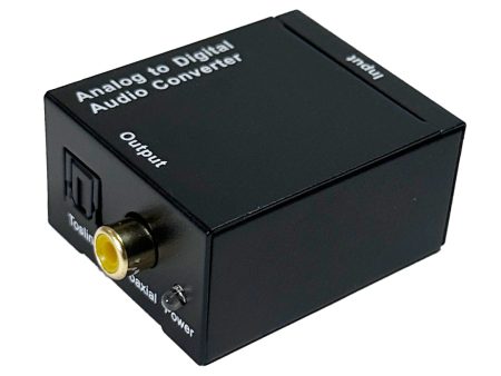 Analog to Digital Audio Converter - RCA L R To Digital Coax   Toslink Cheap