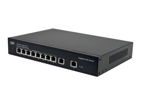 8-Port Gigabit 120W PoE+ Switch + 2-Port RJ45 Uplink - Desktop - Unmanaged - IEEE 802.3at af on Sale