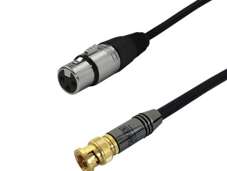 Premium Phantom Cables XLR Female to BNC Male Unbalanced Cable Hot on Sale