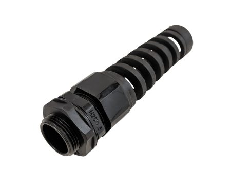 Cable Gland with Strain Relief M25x1.5 Thread - Cable OD 13~18mm - IP68 - Black Hot on Sale