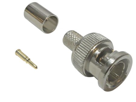 BNC Male Crimp Connector for RG6 Cable Online Sale