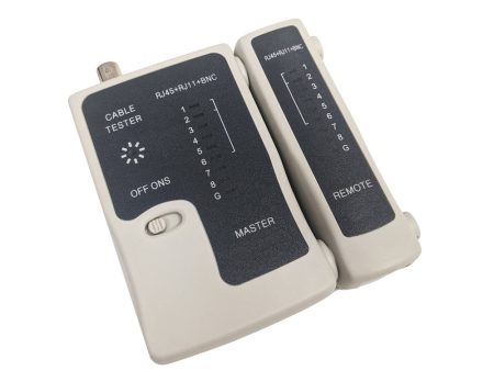 Network Cable Tester for RJ45 UTP STP, RJ11, RJ12 and BNC Cables For Sale