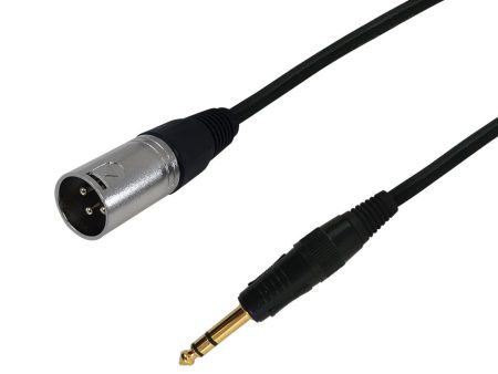 Premium Phantom Cables XLR Male to 1 4 inch TRS Male Balanced Audio Cable FT4 Online now